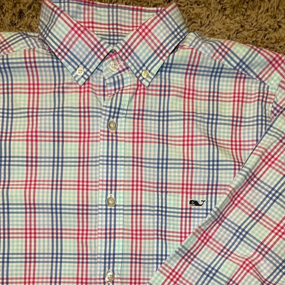Vineyard Vines Long Sleeve Casual Button Down Plaid Classic Fit Tucker Shirt (S) - Picture 3 of 3